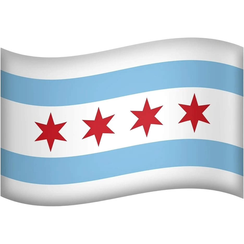 chicago flag emoji