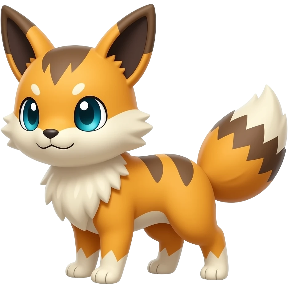 Shiny Anthropomorphic furry Fakémon emoji