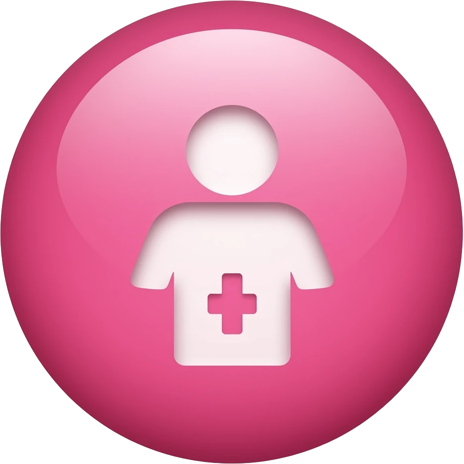 Pink ok icon emoji