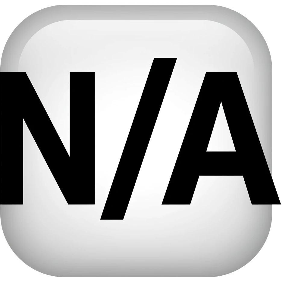 Black Text "N/A" emoji