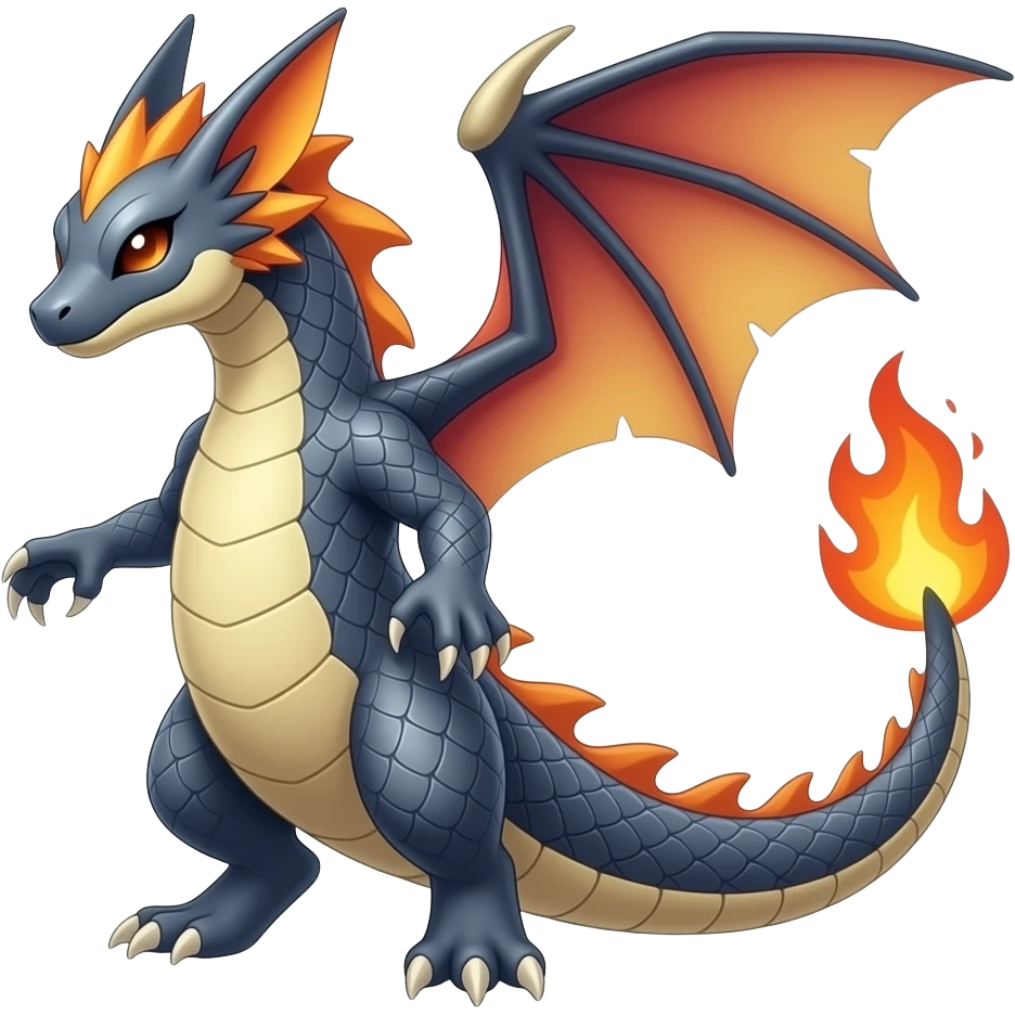 Salandit-Salamence-Axew-Milotic-Fakemon-hybrid emoji