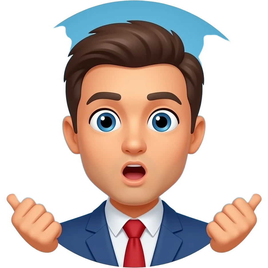 😮 + 🔵 emoji