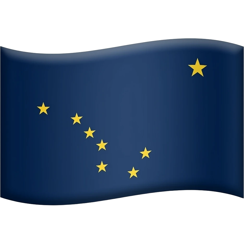 IOS Emoji Flag of Alaska emoji