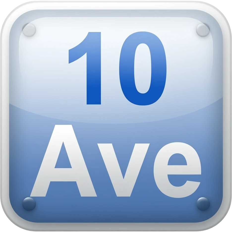 10th ave sign emoji