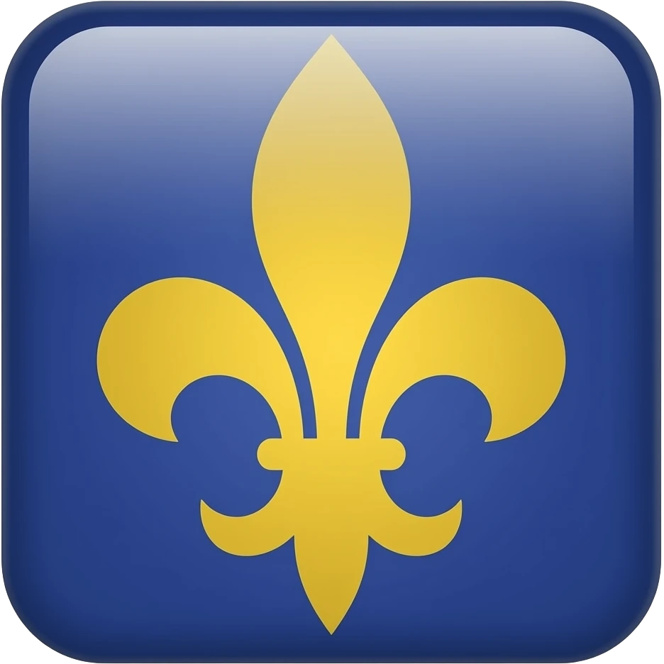 fleur de lis flag emoji