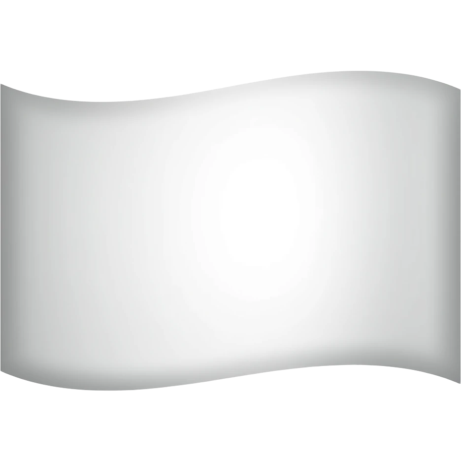 White flag with oval emoji