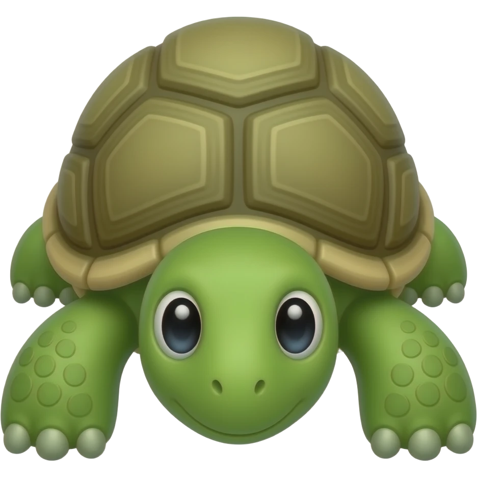 a computer with turtle legs emoji
