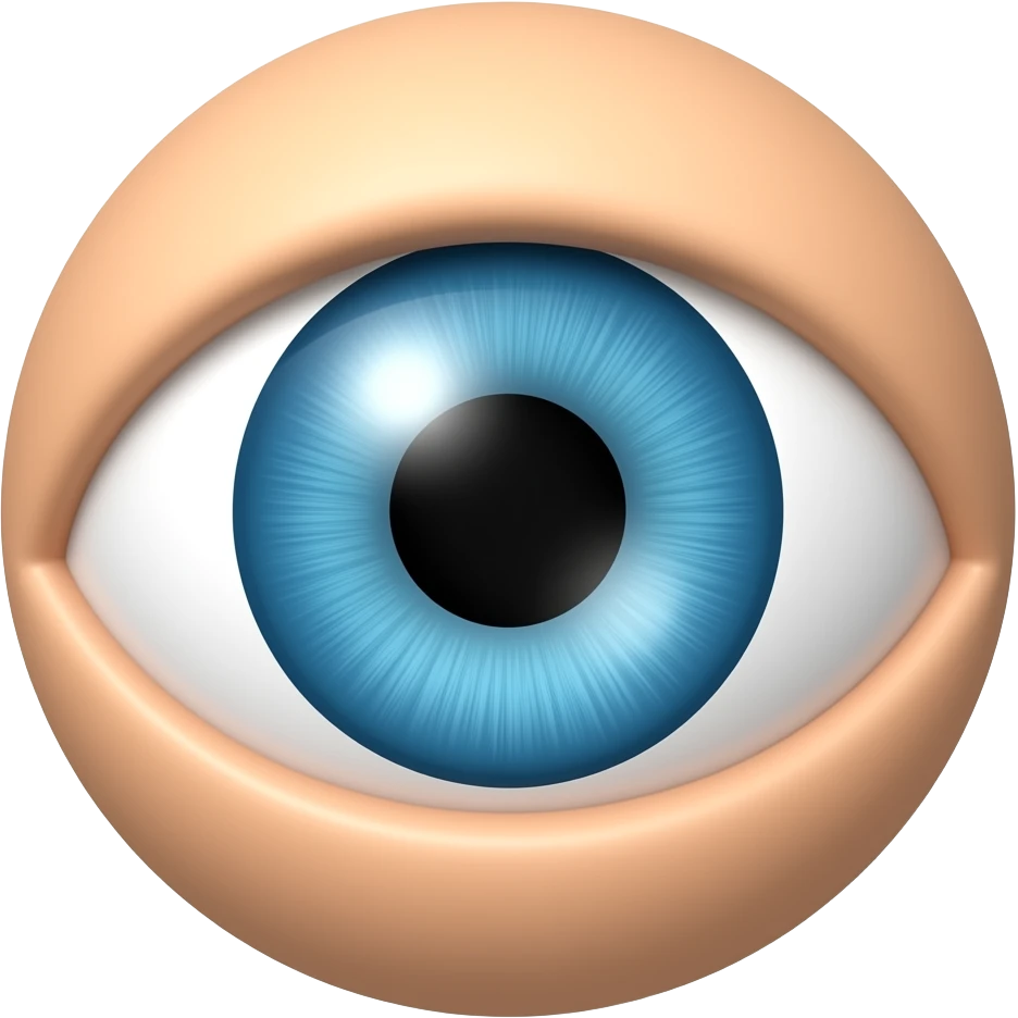 3d model human eye emoji