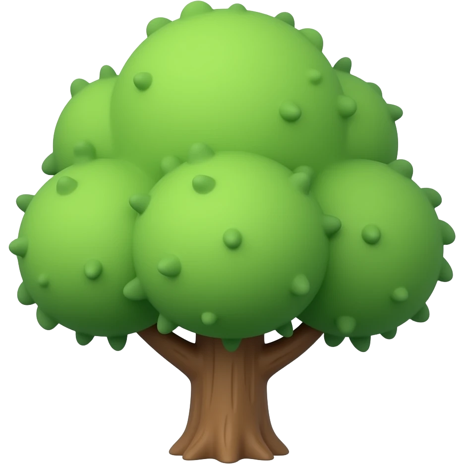 small 3d tree emoji