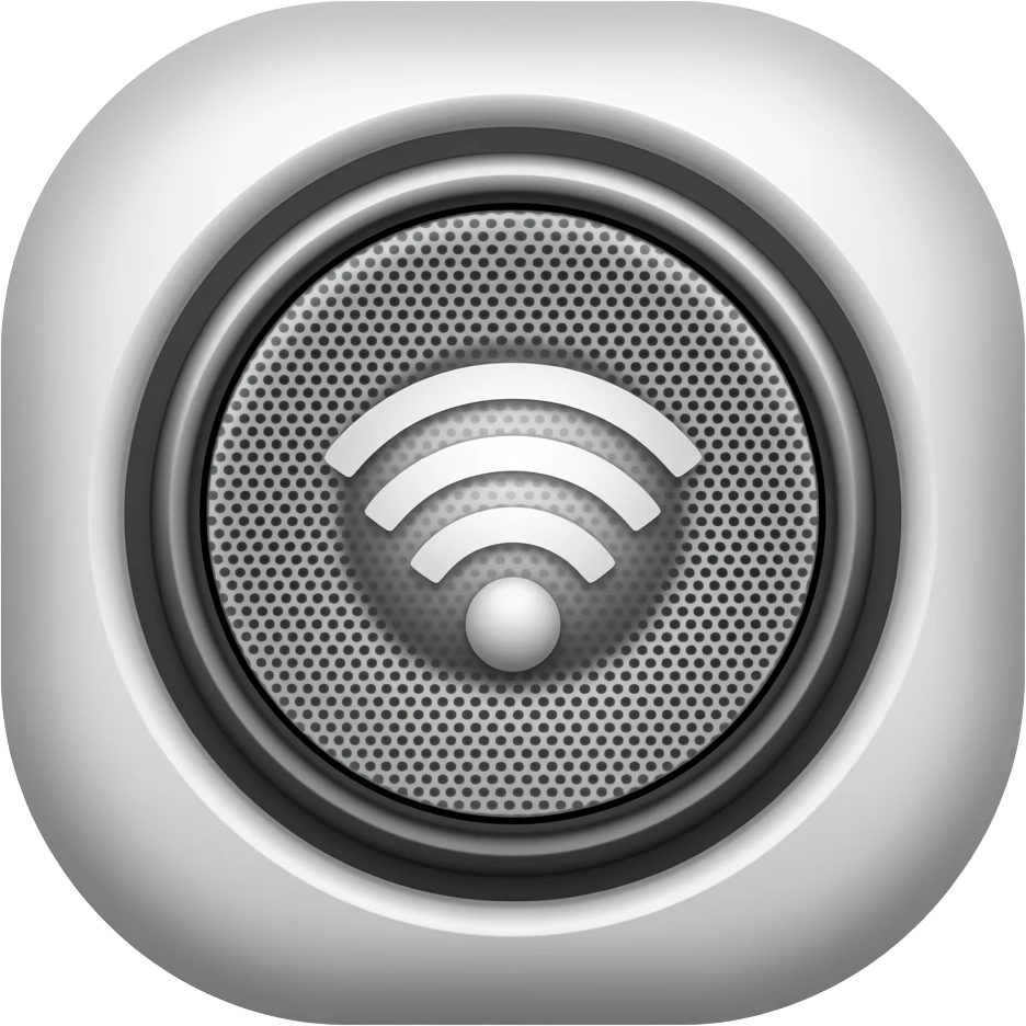 Wireless speaker symbol emoji