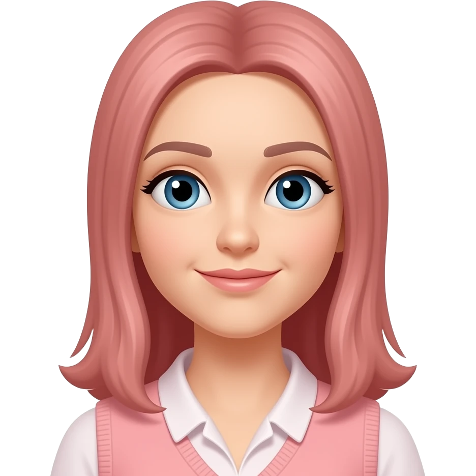 Pink emoji