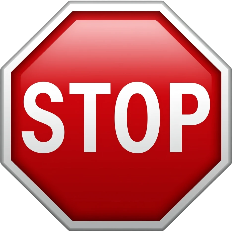 Stop Sign emoji