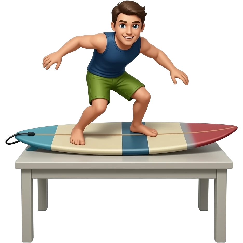 Table surf emoji