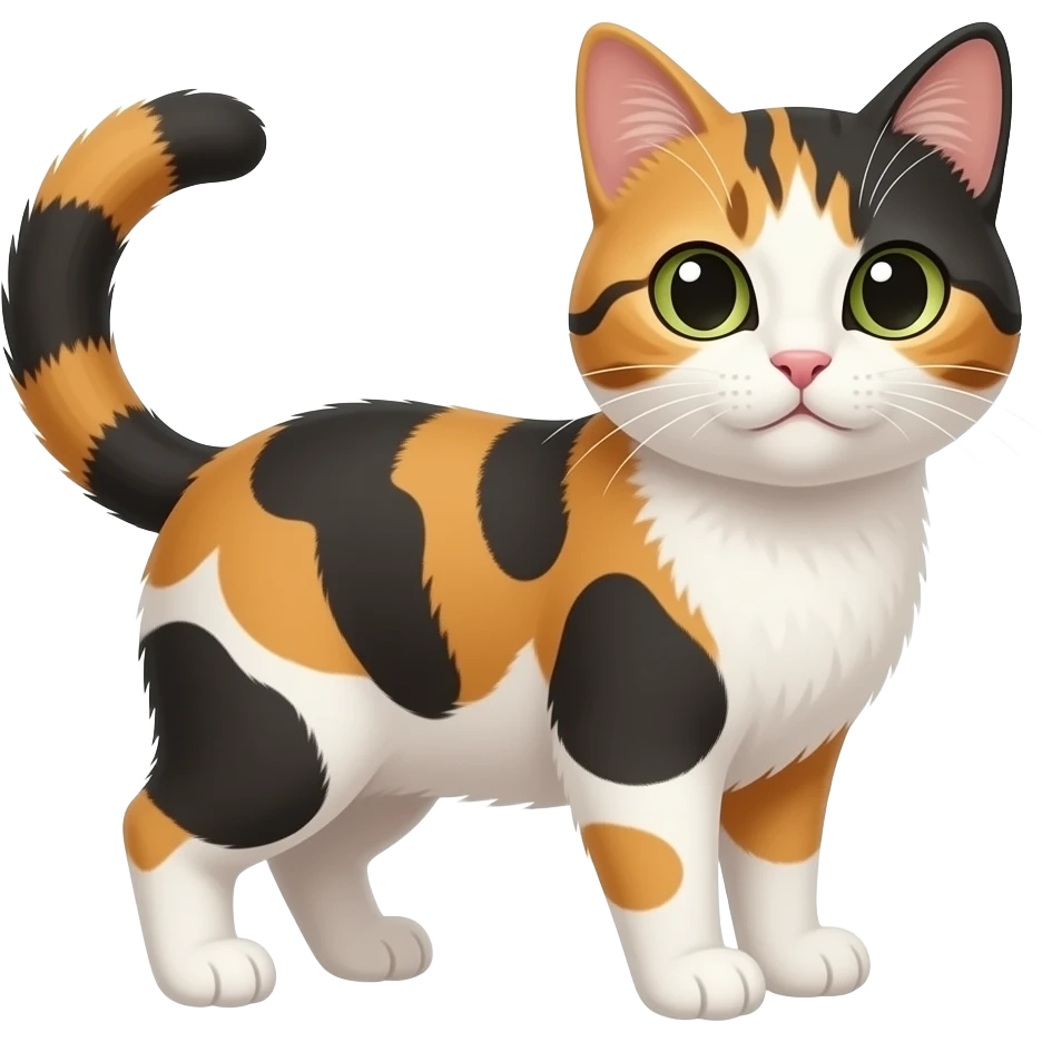 Calico cat emoji