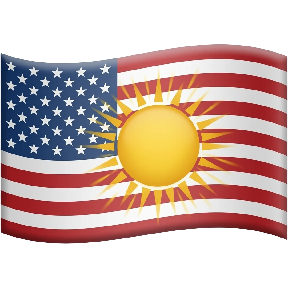 ایموجی پرچم شیروخورشید بساز emoji