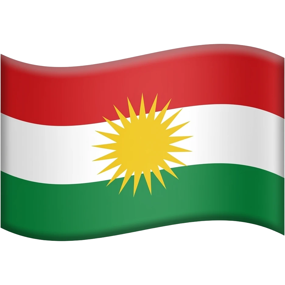 Kurdish flag emoji