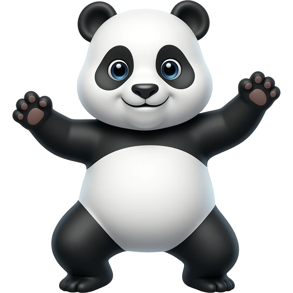 panda dancing emoji