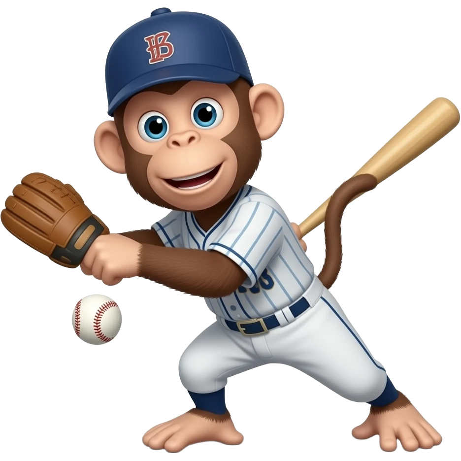baseball monkey emoji
