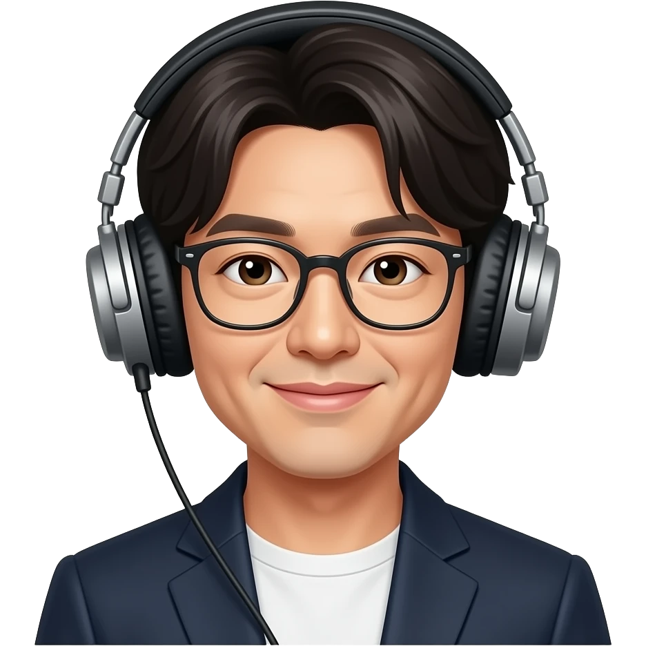 노래 듣는 삼성전자 이재용 emoji