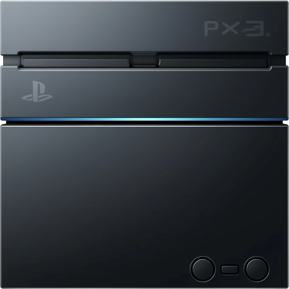 Playstation 3 slim gaming  console emoji