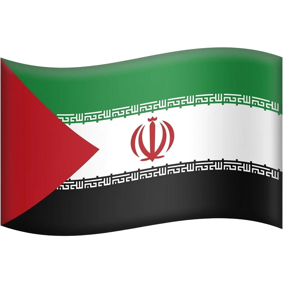 پرچم شیروخورشید emoji