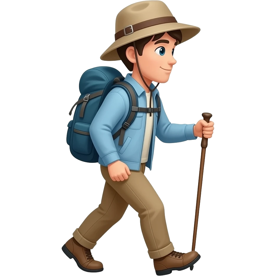 Hiking emoji emoji