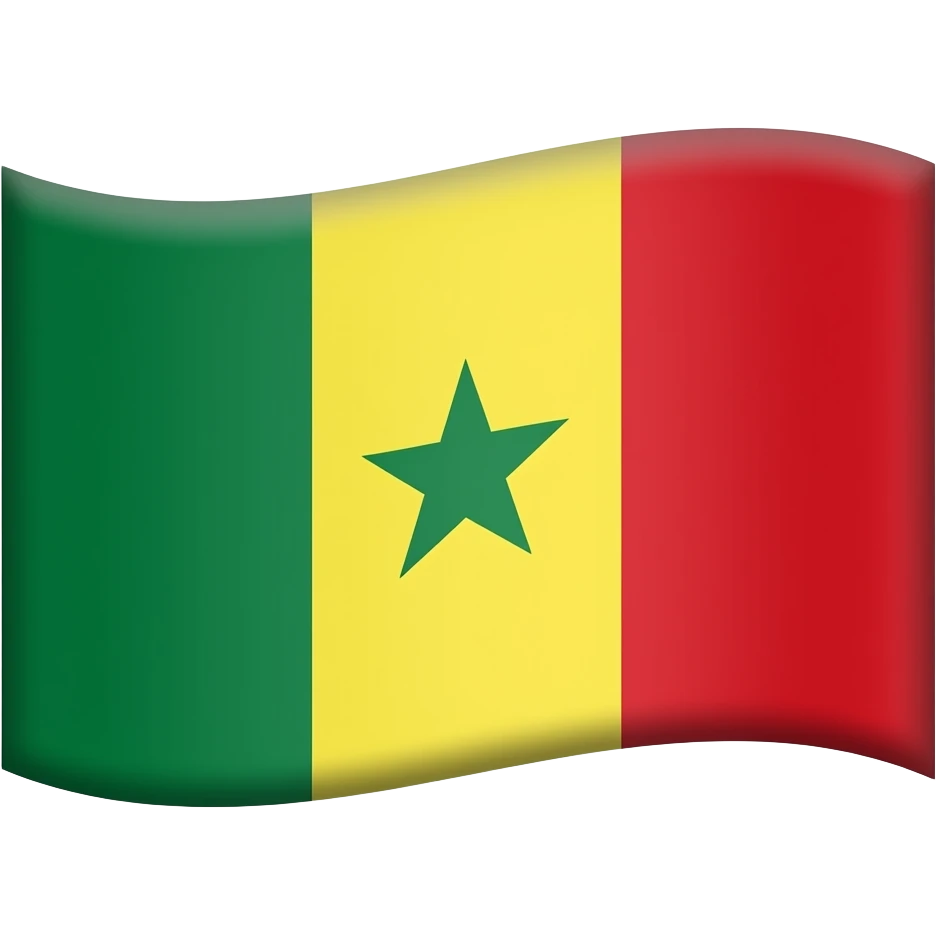 The flag of Senegal emoji