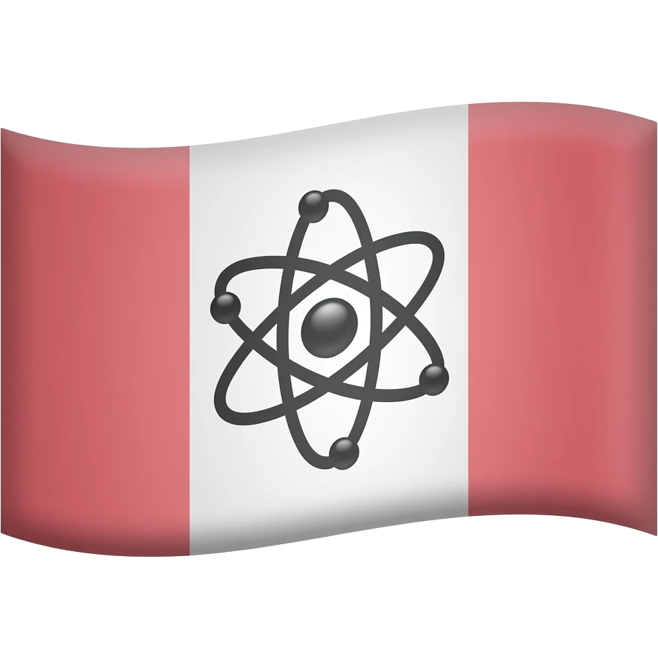 Atom flag emoji