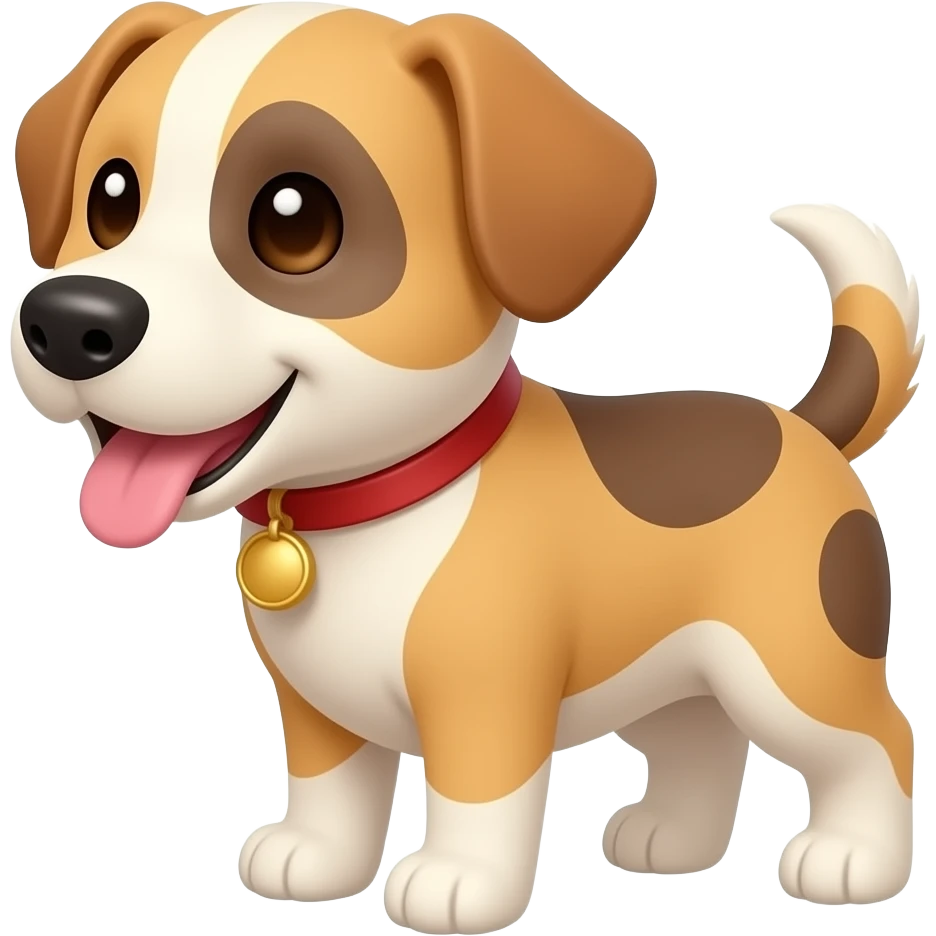 lovely dog that speak work language emoji