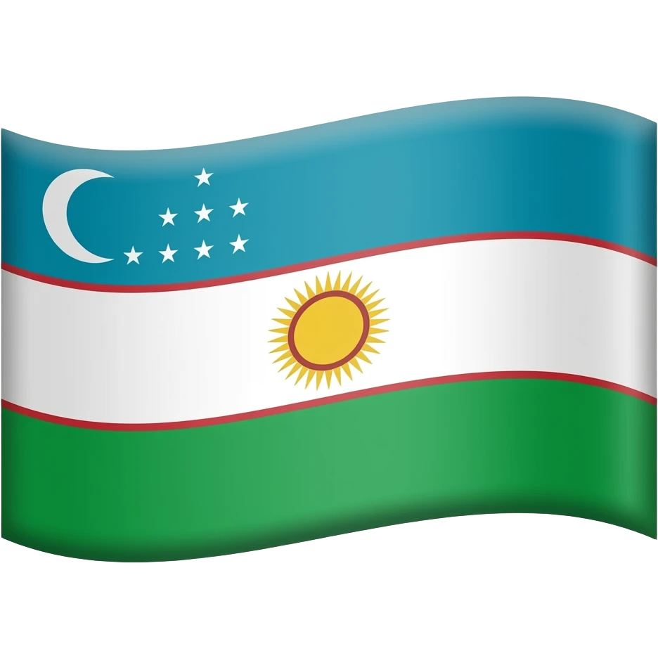 Флаг Каракалпакстан emoji