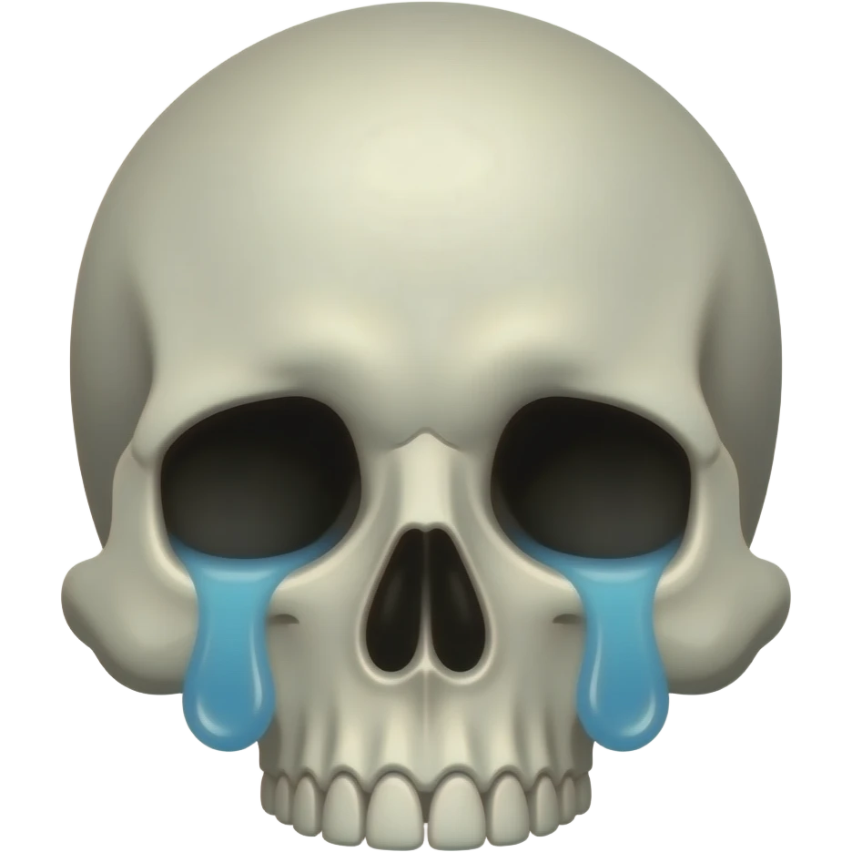 crying skull emoji
