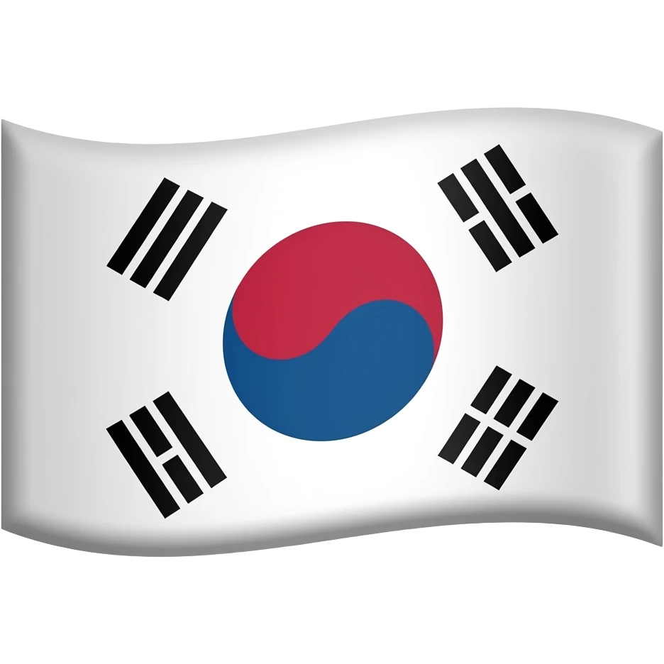 emoji of a South korean flag emoji