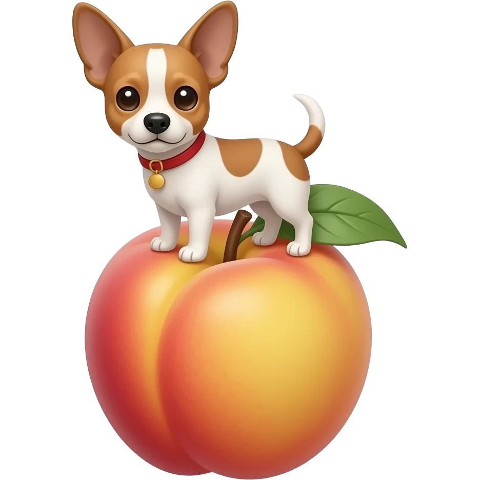 Squirt on peach emoji