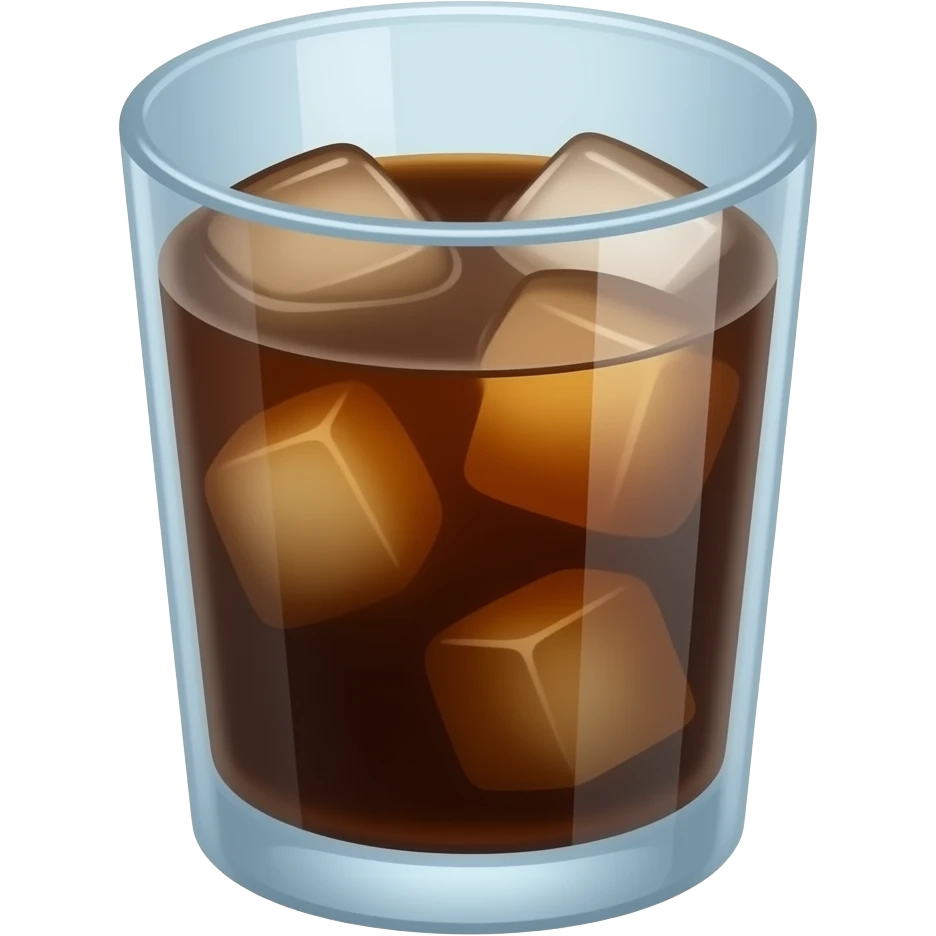 얼어버린 차가운 아메리카노 emoji