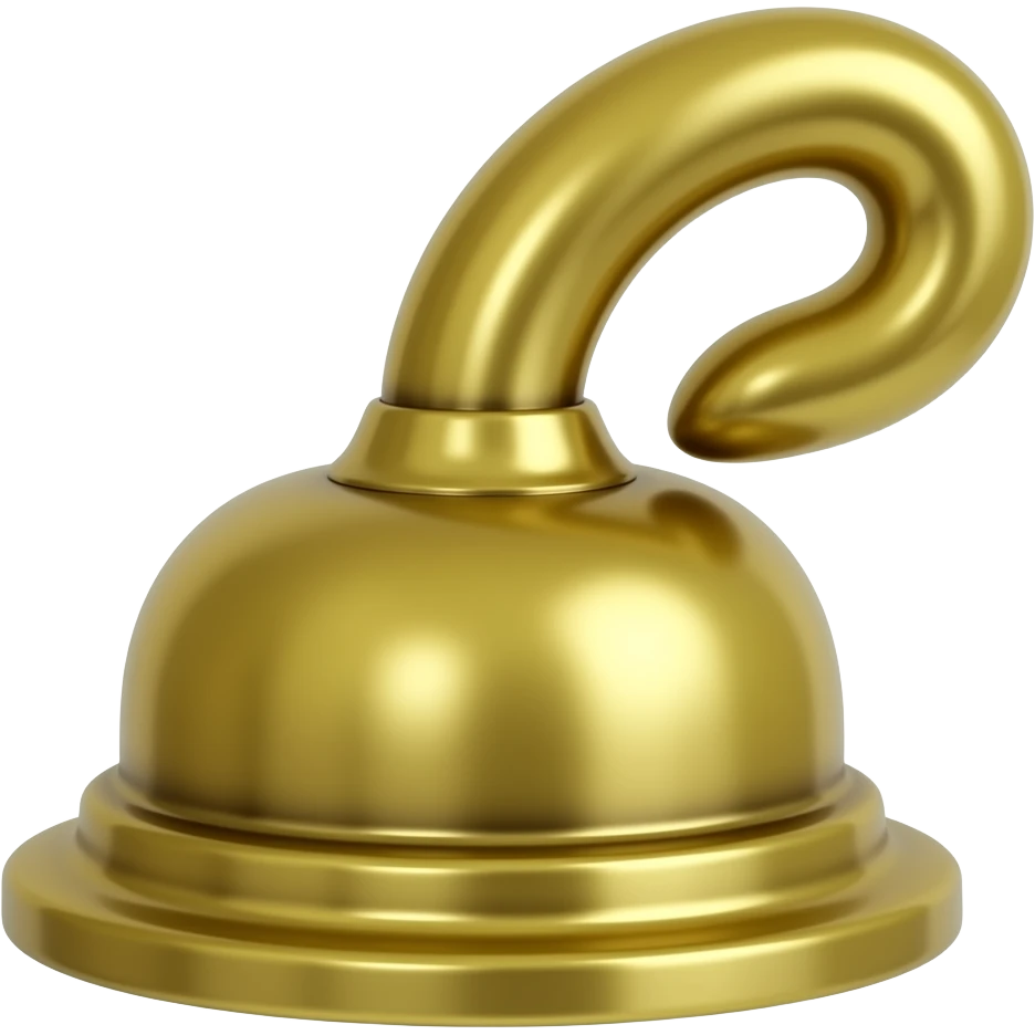 Brushed brass brassware emoji