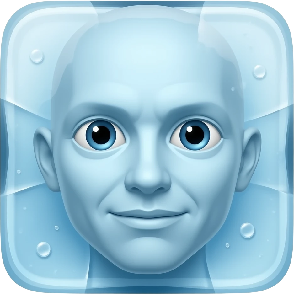 Rosto congelado emoji emoji