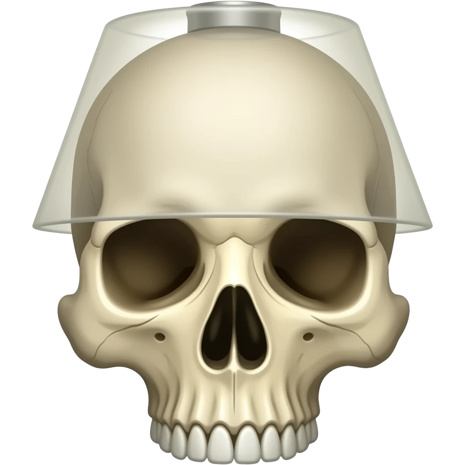 skull lamp emoji