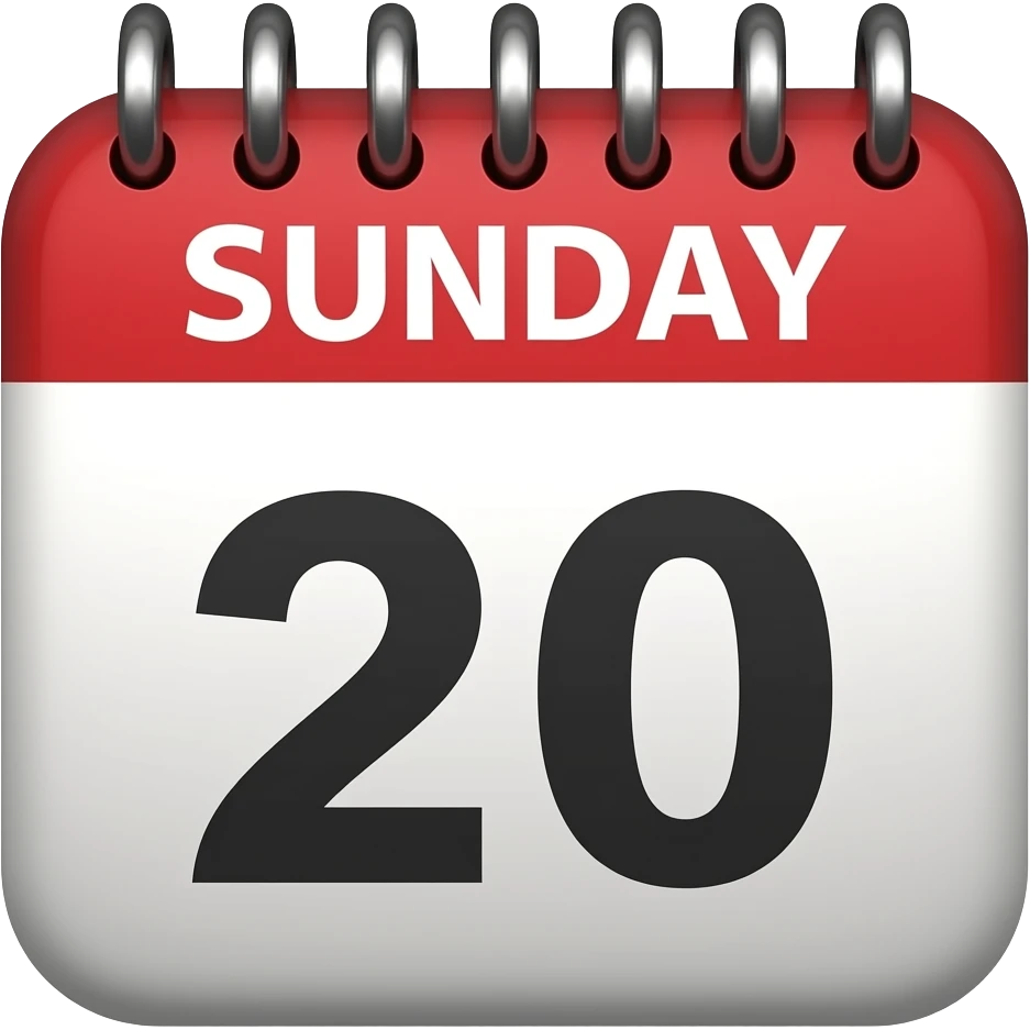 in calender sunday want to mention without any numbers remove dates in calnder too emoji