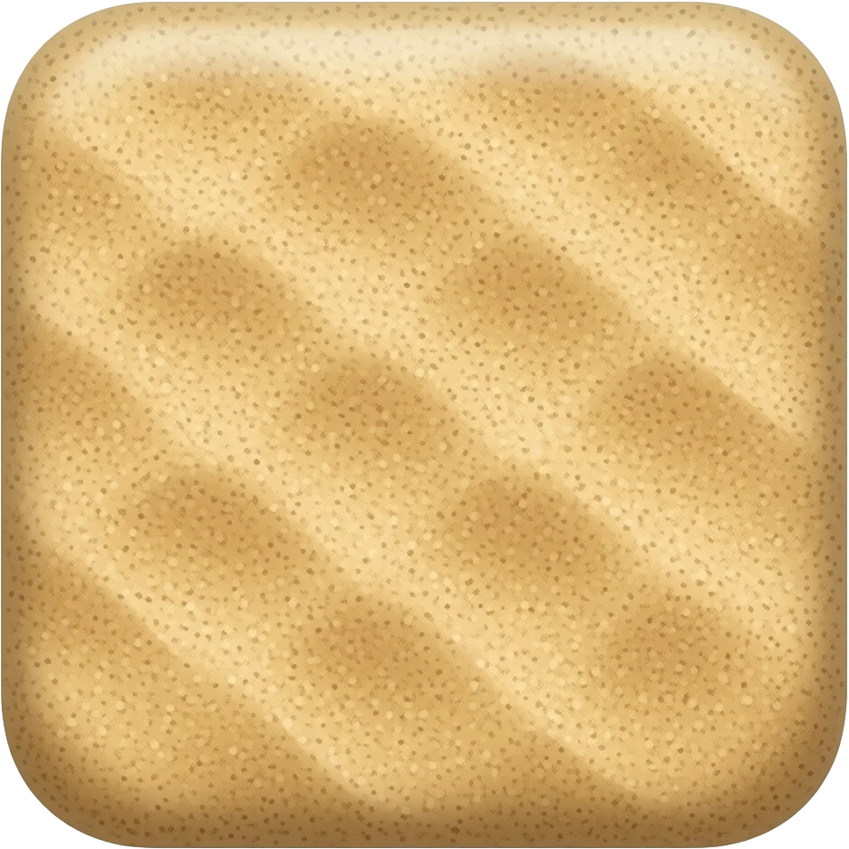 Sand square emoji