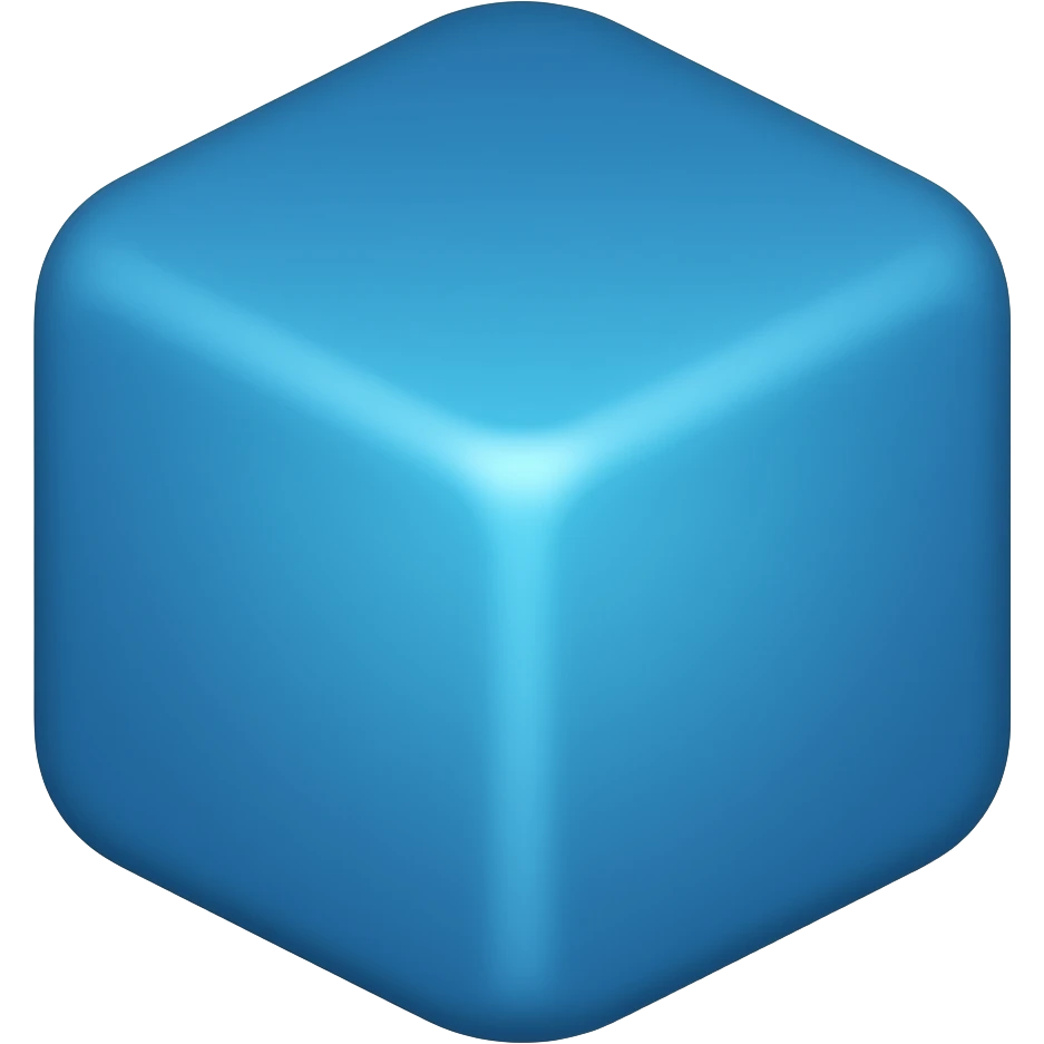 Blue emoji