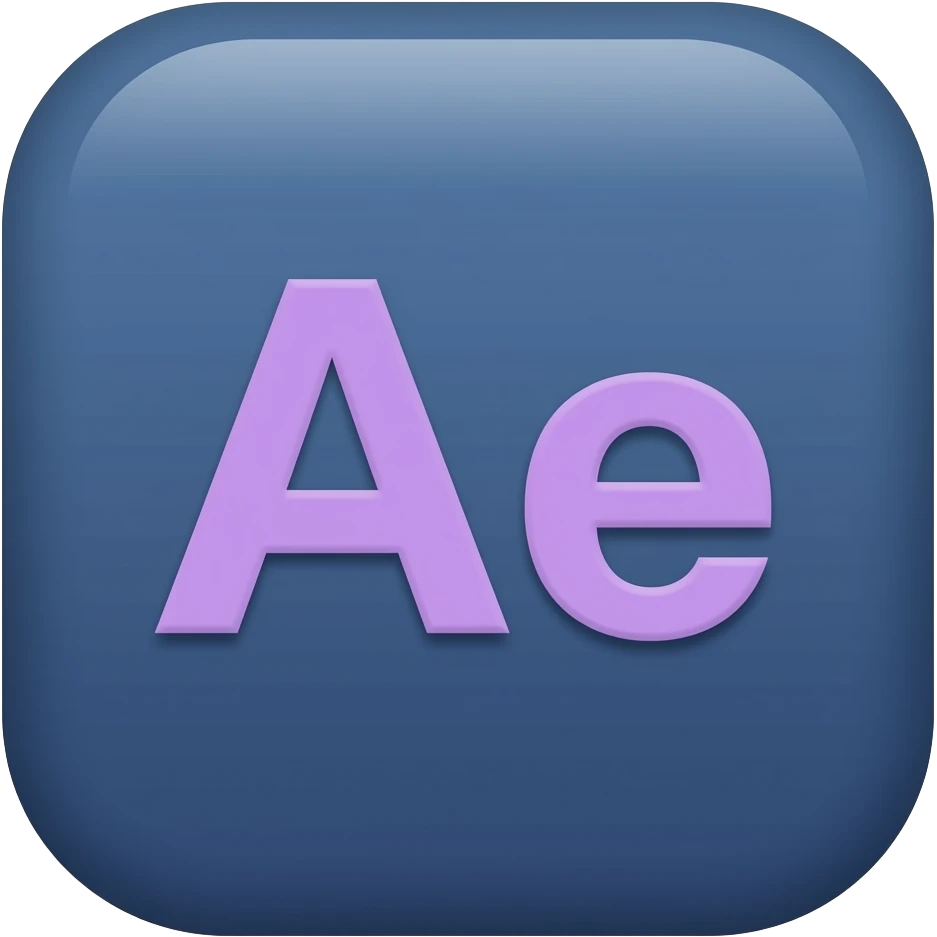Light Purple Ae texts with dark blue background emoji