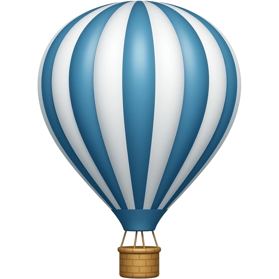 Hot air balloon emoji