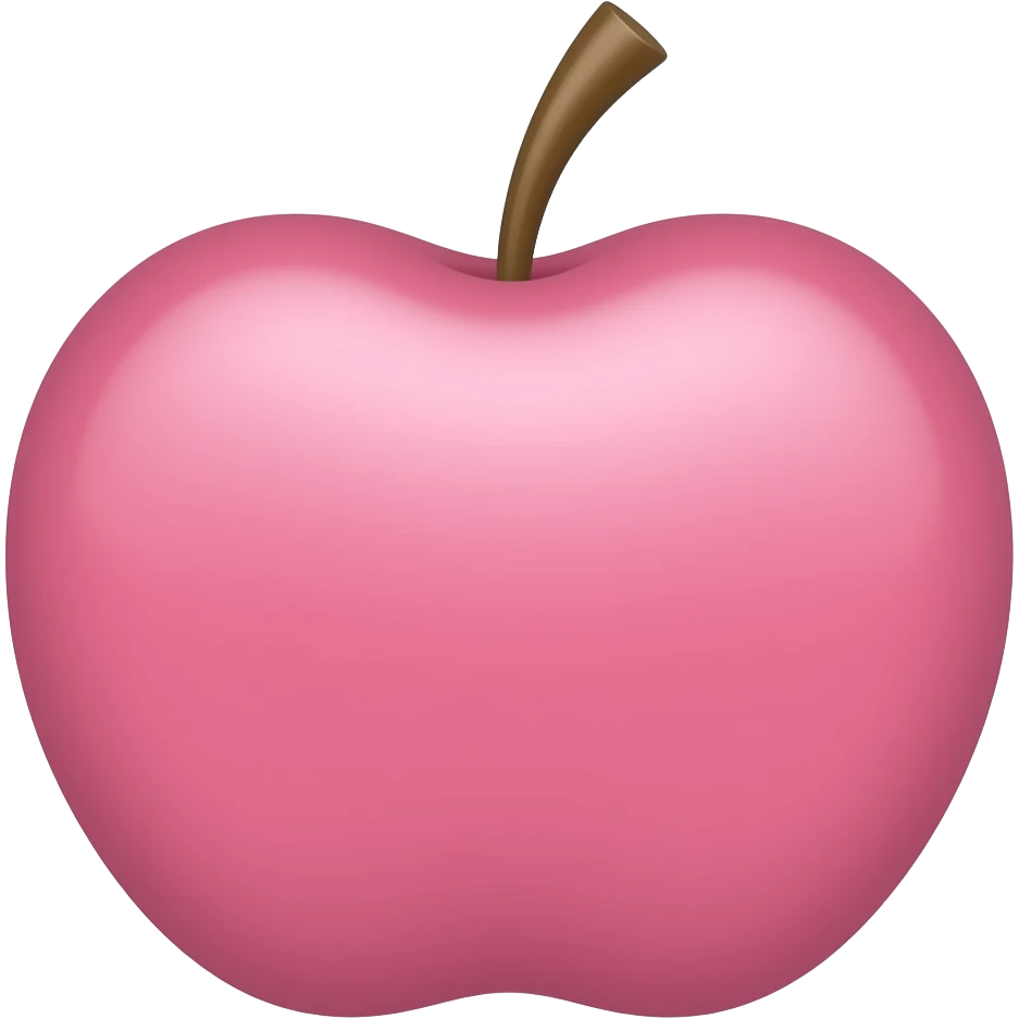 Fone rosa Apple emoji