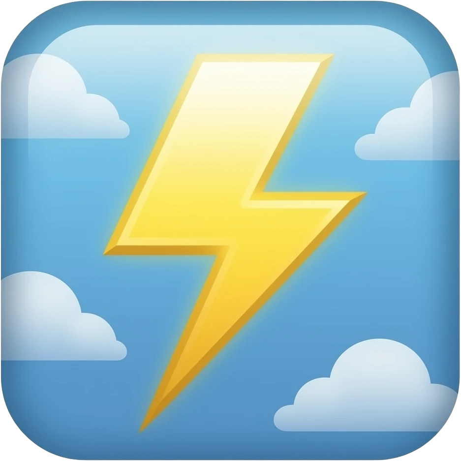 thunder emoji