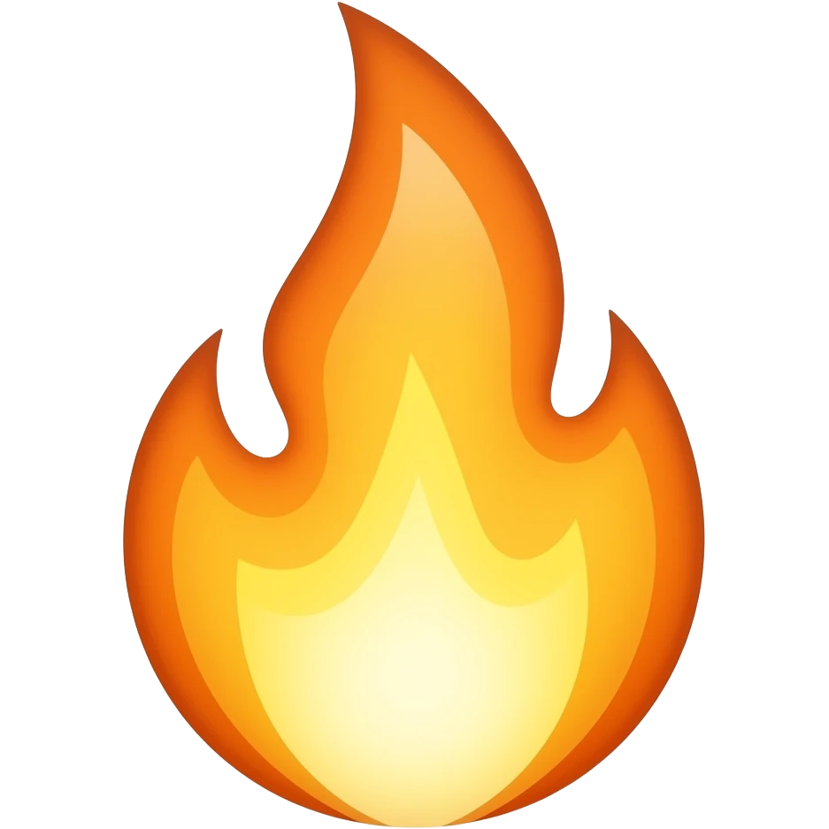 yellow flame emoji