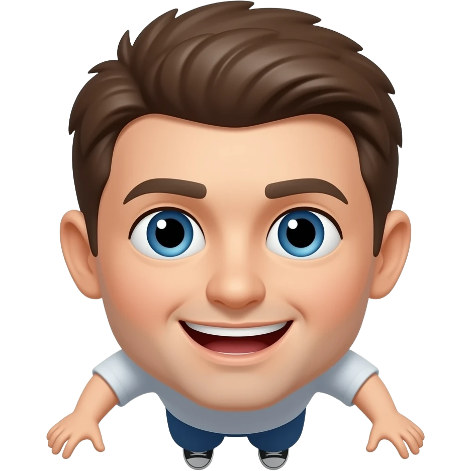 someone falling emoji