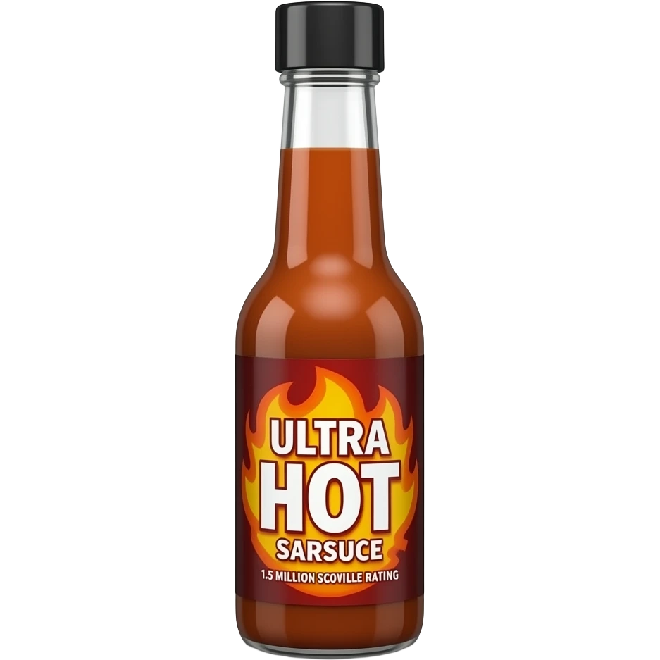 ultra hot sauces with 1.5 million scoville emoji