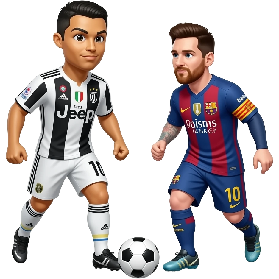 Cr7 and messi emoji
