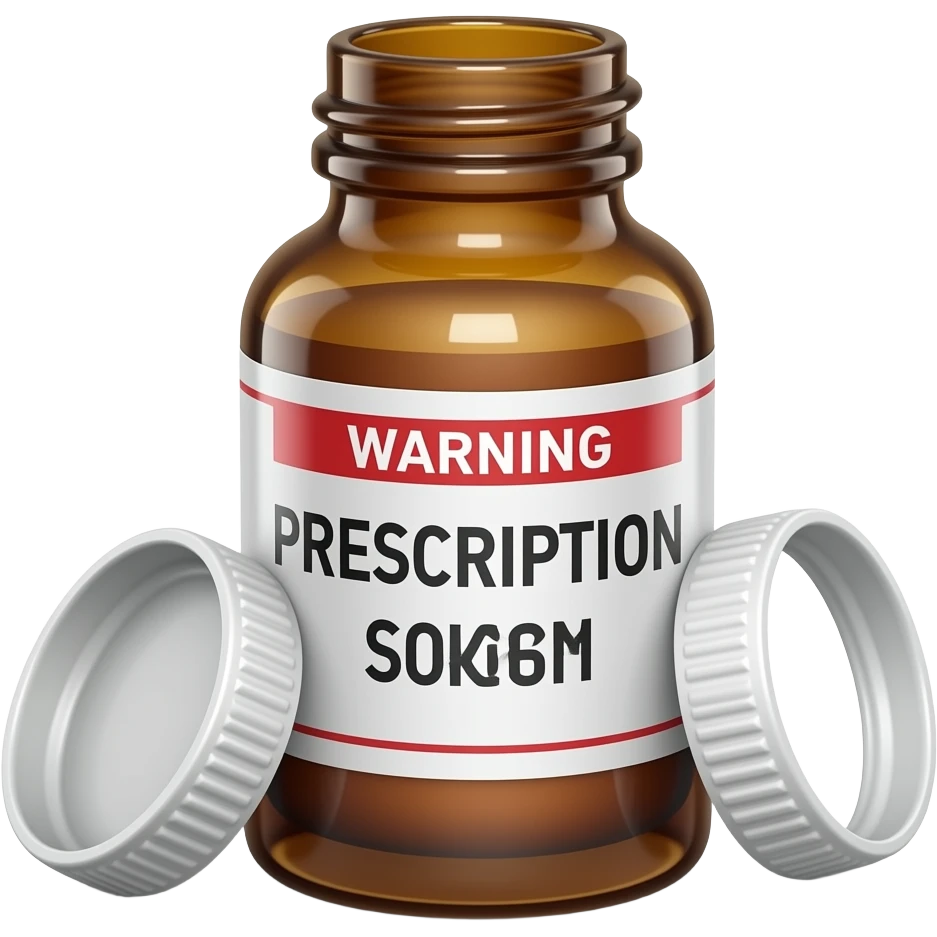 brown presciption cough syrup bottle emoji