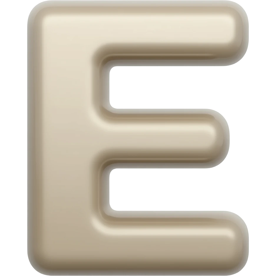 alphabet E emoji